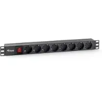 Equip Rackmonterad Grenuttag 8 Uttag 1.8 M 3500w