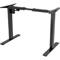 Speaka Professional Sitt-/ståskrivbordsställ SP-SDF-501 SP-10108192 (B x D) 104 cm x 60 cm Svart