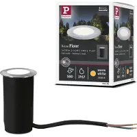 Paulmann 94365 Markbelysning LED fast installerad LED 2 W Rostfritt stål (borstat)