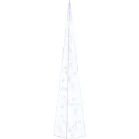 vidaXL Ljuskon LED akryl blå 90 cm