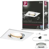 Paulmann Nova Badrumsbelysning downlight Halogen GU10, GU5.3 35 W IP65 Matt vit, Krom