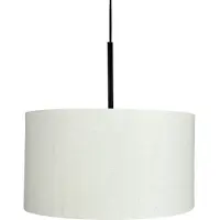 Dyberg Larsen Hänglampa Calix, dimbar, Vitt / opal, Vardagsrum / matsal, Textil / tyger / siden, Design, Pendellampa