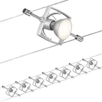 Paulmann MacII 94152 Komplett vajersystem GU5.3 70 W LED Krom (matt)