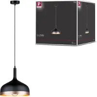 Paulmann Neordic Embla 79629 Pendellampa LED E27 20 W Svart, Koppar matt