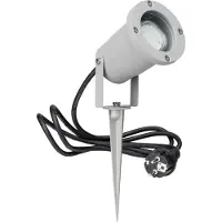 Brilliant G96232/22 Janko LED-trädgårdsstrålkastare LED GU10 3 W Grå