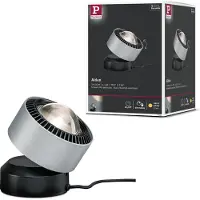 Paulmann 79718 LED-bordsbelysning LED 3.5 W Aluminium (borstad), Svart