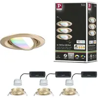 Paulmann 92436 LED-takbelysning, LED-inbyggnadsbelysning Lysdiod-modul LED 6 W Guld (matt)
