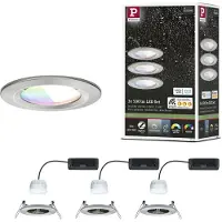 Paulmann Spotlights , Metallisk, Vardagsrum, Aluminium