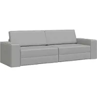 vidaXL Soffsäng Moln Grå 245 x 78 x 77 cm tyg
