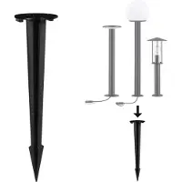 Paulmann 946.95, Spike, Antracit, Metall, 10,2 cm, 400 mm