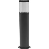 Osram sockellampa ENDURA CLASSIC EBRO, mörkgrå 49 cm IP44 dimbar, Aluminium / grå / zink, Rostfritt stål, Modern, Utomhuslampa