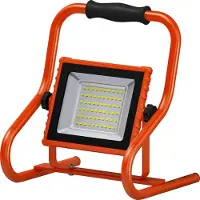 Osram LED-arbetslampa med batteri, 20 W, orange, IP44, 4 000 K, Gul / orange, Aluminium / grå / zink