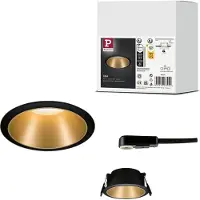 Paulmann 93395 LED-inbyggnadsbelysning LED GU10 Svart (matt), Guld