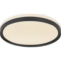 Globo LED taklampa Sonny, dimbar, Svart, Vardagsrum / matsal, Metall, LED-taklampa