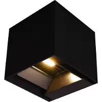 V-TAC VT-409CCT 23770 Solcells-utomhusväggbelysning LED LED 9 W Svart