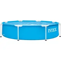 Intex Pool Med Metallram 244x51 Cm