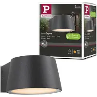 Paulmann Capea 2200K Wand 94713 Utomhusväggbelysning LED 6 W Svart