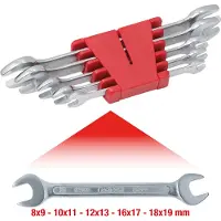 Ks Tools 517.0145 517.0145 Dubbelskruvnyckelsats Nyckelvidd (Metrisk) (för titel) 8 - 19 mm