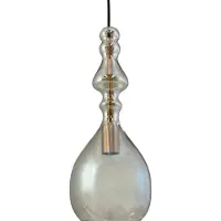 Dyberg Larsen Taklampa , Lea, dimbara, Vardagsrum, Glas, Design