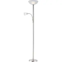 Globo Lighting Uplight Blade, Aluminium / grå / zink, Vardagsrum / matsal, Metall, Modern, Golvlampa