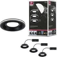 Paulmann Spotlights , Sormus, Svart, Badrum, Plast, Modern