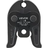 Vevor V12 Pressback, 12 mm pressback för V-formade rostfria stålrör, höghållfasta pressbackar i karburerat stål, kompatibel med standardpressverktyg
