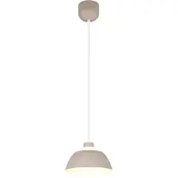TRIO Leuchten Hänglampa Tilos, dimbar, Creme / bärnsten, Vardagsrum / matsal, Metall, Modern, Pendellampa