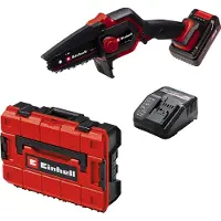 Einhell GE-PS 18/15 Li BL Kit Akku-Astkettensäge Batteri Batteridriven kedjesåg inkl. batteri, inklusive laddningsstation, Softgriff 18 V Svärdlängd 158 mm