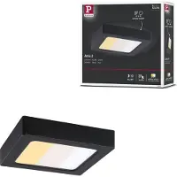 Paulmann Abia 71296 LED-panel 9.5 W Varmvit Svart