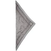 Lala Berlin Halsduk - Triangle Tilda - Swoosh Light Blue/Brown - - One Size - Halsduk
