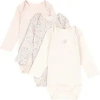Fanga Fontana Bodies l/ä - Fio - 3-pack - Prato Fiori - - 6 mån - Body L/Ä