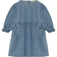 Fliink Klänning - Donny - Medium+ Denim Blue - - 92 - Klänning