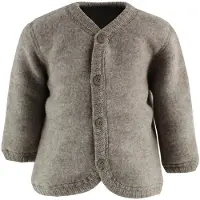 Joha Cardigan - Ull - Ljusbrun - - 100 - Cardigan