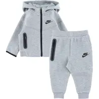Nike Sweatset - Cardigan/Sweatpants - Grey Heather - - 24 mån - Sweatset