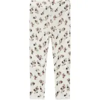 Name it Leggings - Ull - Noos - NmfWang - Snow White m. Hålmönst - - 4 år (104) - Leggings - Ull