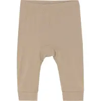 Minymo Byxor - Viskos - Helt enkelt Taupe - - 1 år (80) - Byxor - Bomull