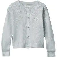 Calvin Klein Silver Coated Cardigan Jumper