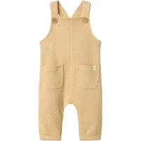 Lil´ Atelier Lil' Atelier Hängselbyxor - NbfDefne - Taos Taupe - - 68 - Hängselbyxor