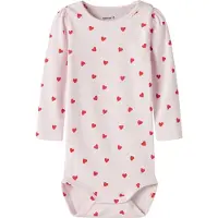 Name it Body l/ä - NbfBheart - Vagga Rosa - - 74 - Body L/Ä