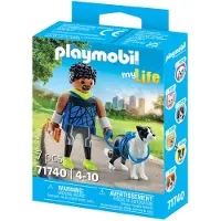 Playmobil Mitt Liv - Jogger med Border Collie - 71740 - 7 Delar - - One Size - Leksaksfigur