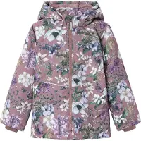 Name it Vinterjacka - NkfMaxi - Grape Shake/Flower - - 12 år (152) - Vinterjacka