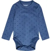 Hummel Body l/ä - HmlMini Bee - Holländska Blue m. Logo - - 74 - Body L/Ä