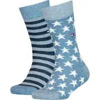 Tommy Hilfiger 2 Pack Star And Stripe Ankle Socks