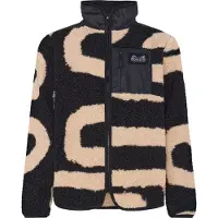 Didriksons Kids' Exa Printed Full Zip 2 Path L Black