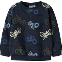 Name it Sweatshirt - NmmBrett - Marinblå Kavaj - - 4 år (104) - Sweatshirt