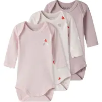 Name it Body l/ä - Noos - 3-pack - Carinaria/Ballery - - 50 - Body L/Ä