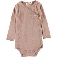 MarMar Omlottbody l/ä - Belita - Ull - Bränd Rose - - 68 - Body L/Ä