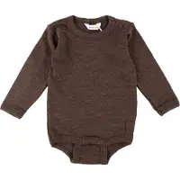 Joha Body l/ä - Ull - Mörkbrun - - 50 - Body L/Ä