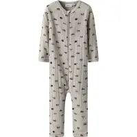 Name it Ullpyjamasdräkt - Rib - Noos - NbmWang - Nacreous Cloud/ - - 50 - Pyjamasdräkt