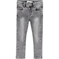 Name it Jeans - NmfPolly - Skinny - Light Grey Denim - - 1 år (80) - Jeans
